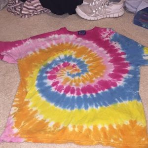 Distressed Tie Dye Tee